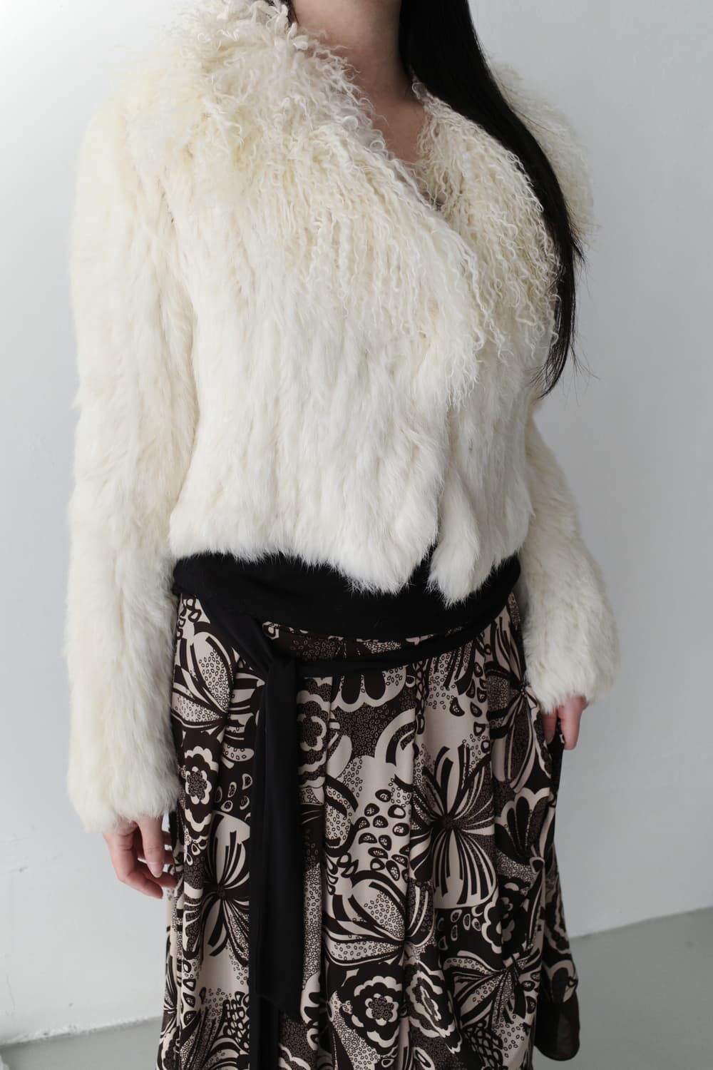 rabbit fur jacket 상품이미지3