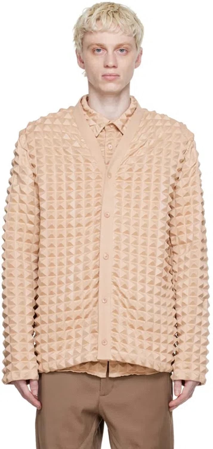 강혁 2.5 피라미드 엠보싱 가디건 L  상품이미지1