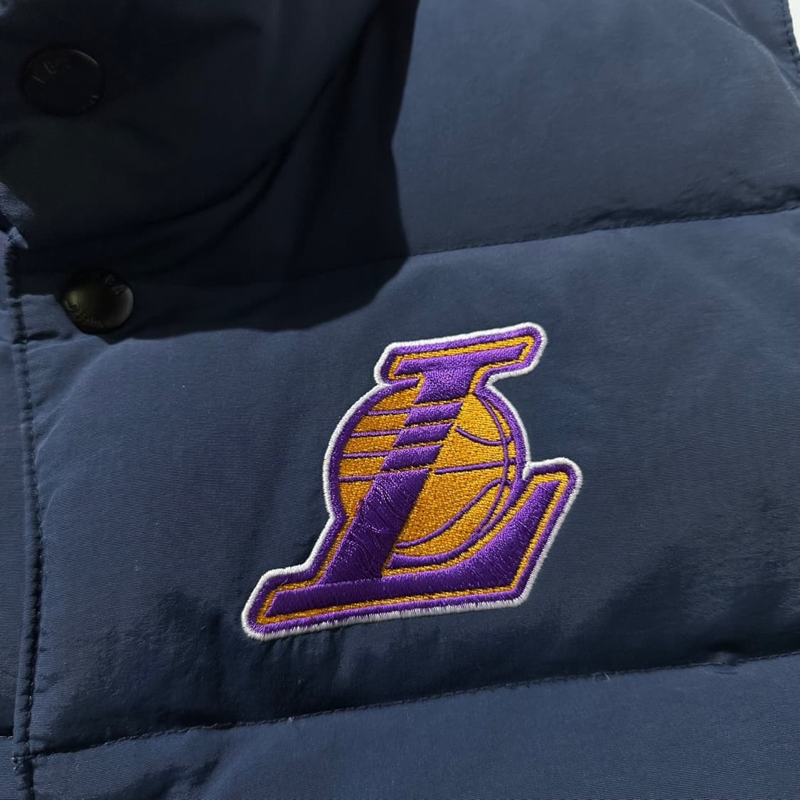 NBA 엔비에이 LA레이커스 덕다운 패딩 조끼 상품이미지4