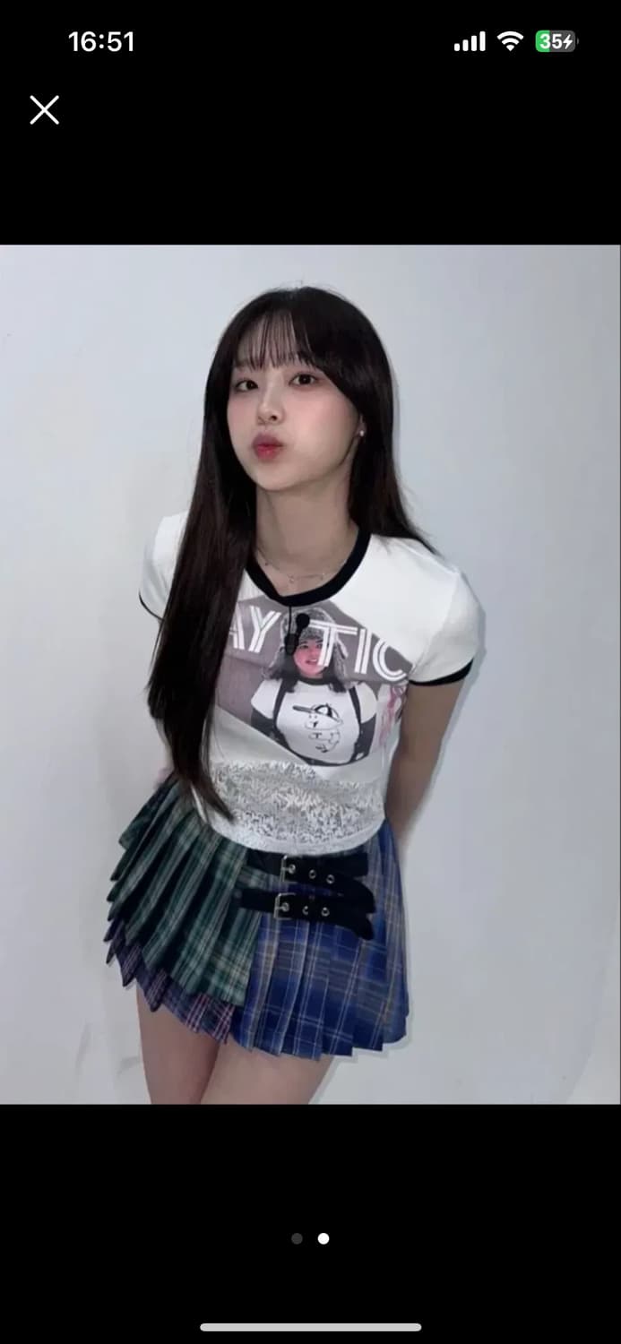 [런웨이티켓] run t lace patch ringer t shirt  상품이미지2