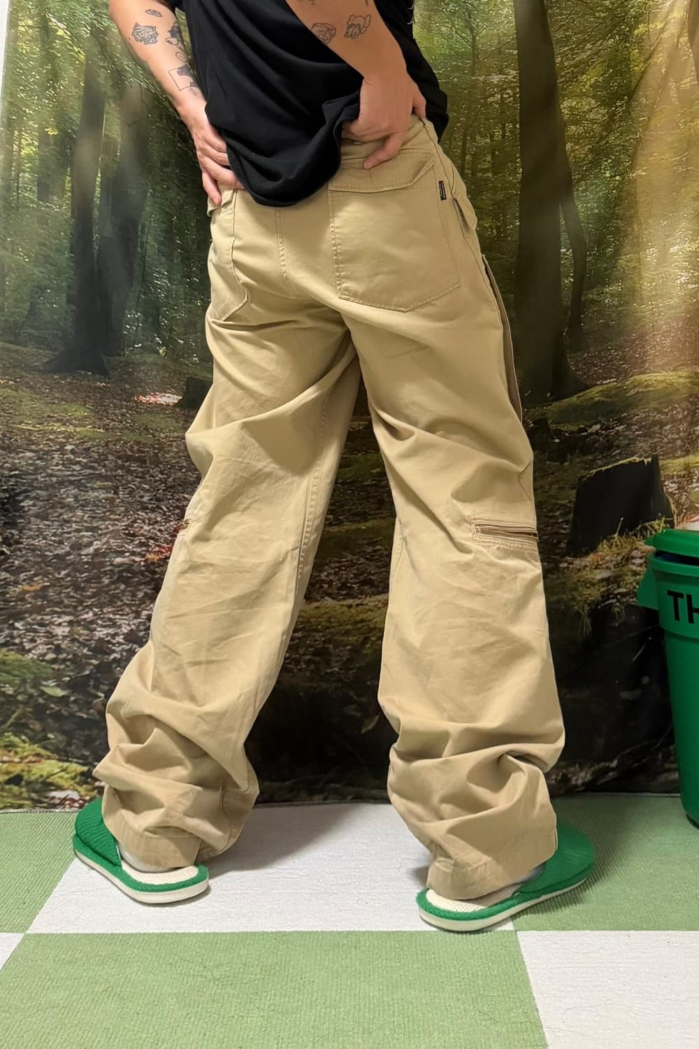아비렉스 빈티지 멀티 포켓 와이드 카고 팬츠 상품이미지2