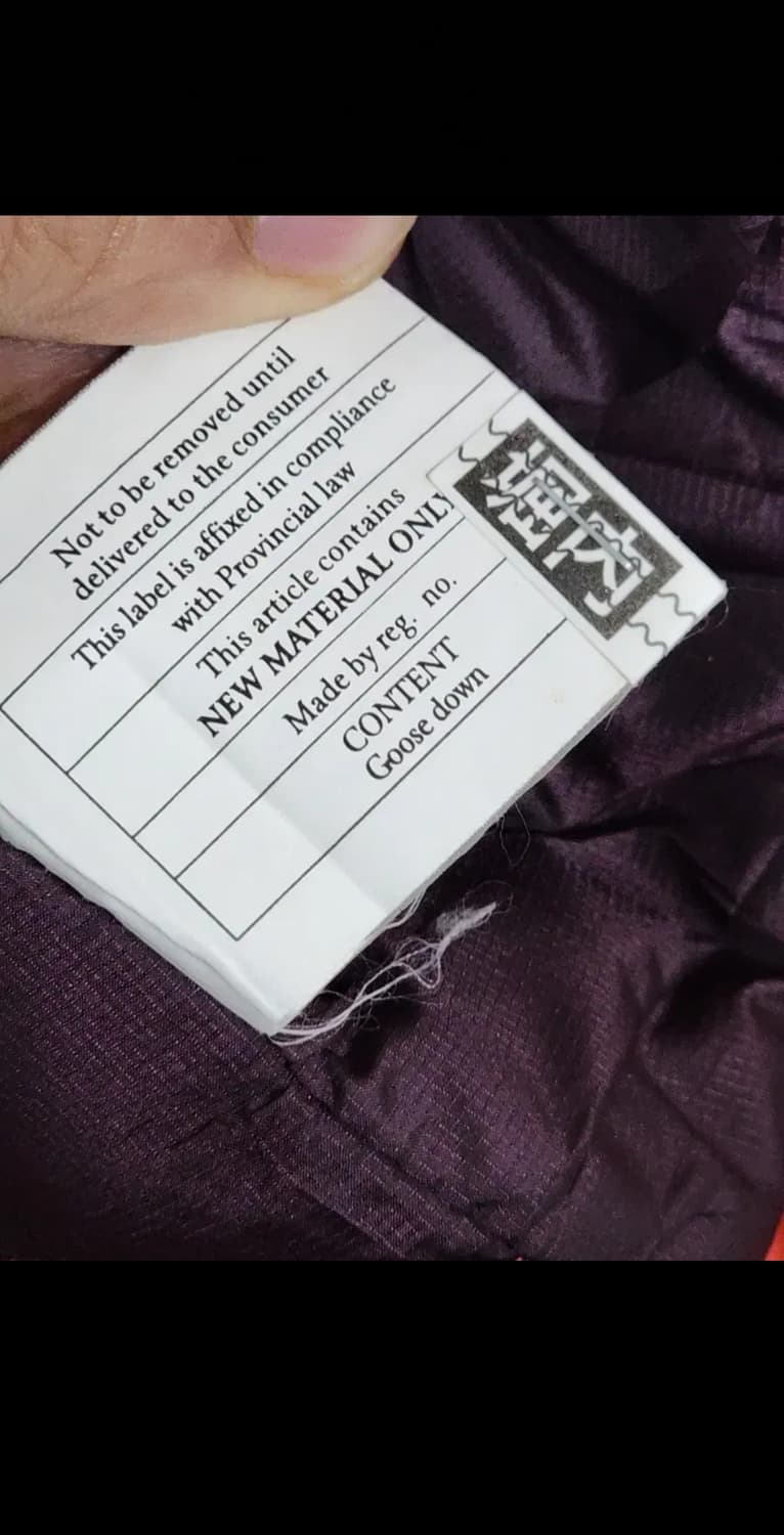 (XL) 파타고니아 거위털 패딩점퍼 주황 구스다운 자켓  상품이미지6