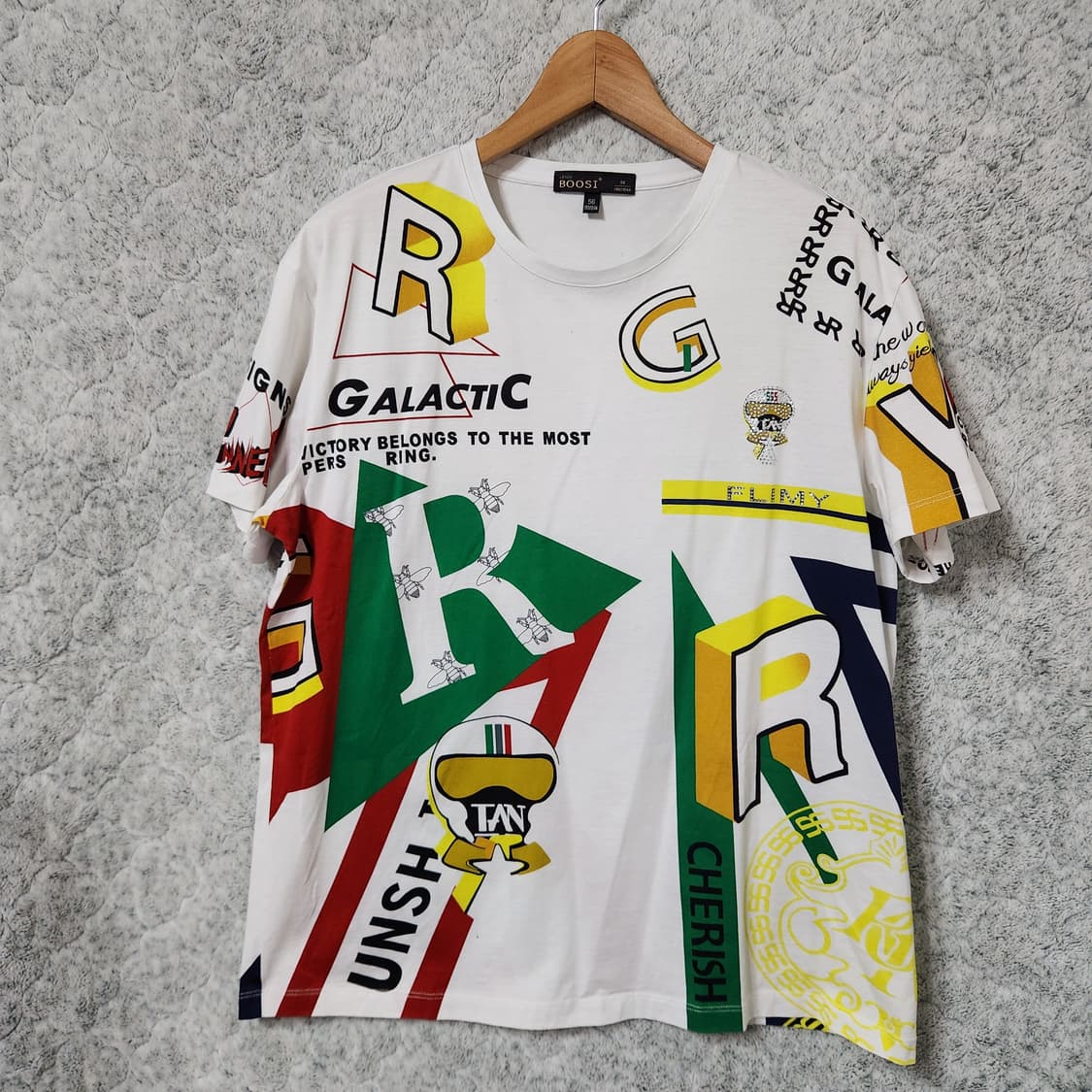 519A [XL] LEIGU BOOSI 남성 반팔 티셔츠 상품이미지1