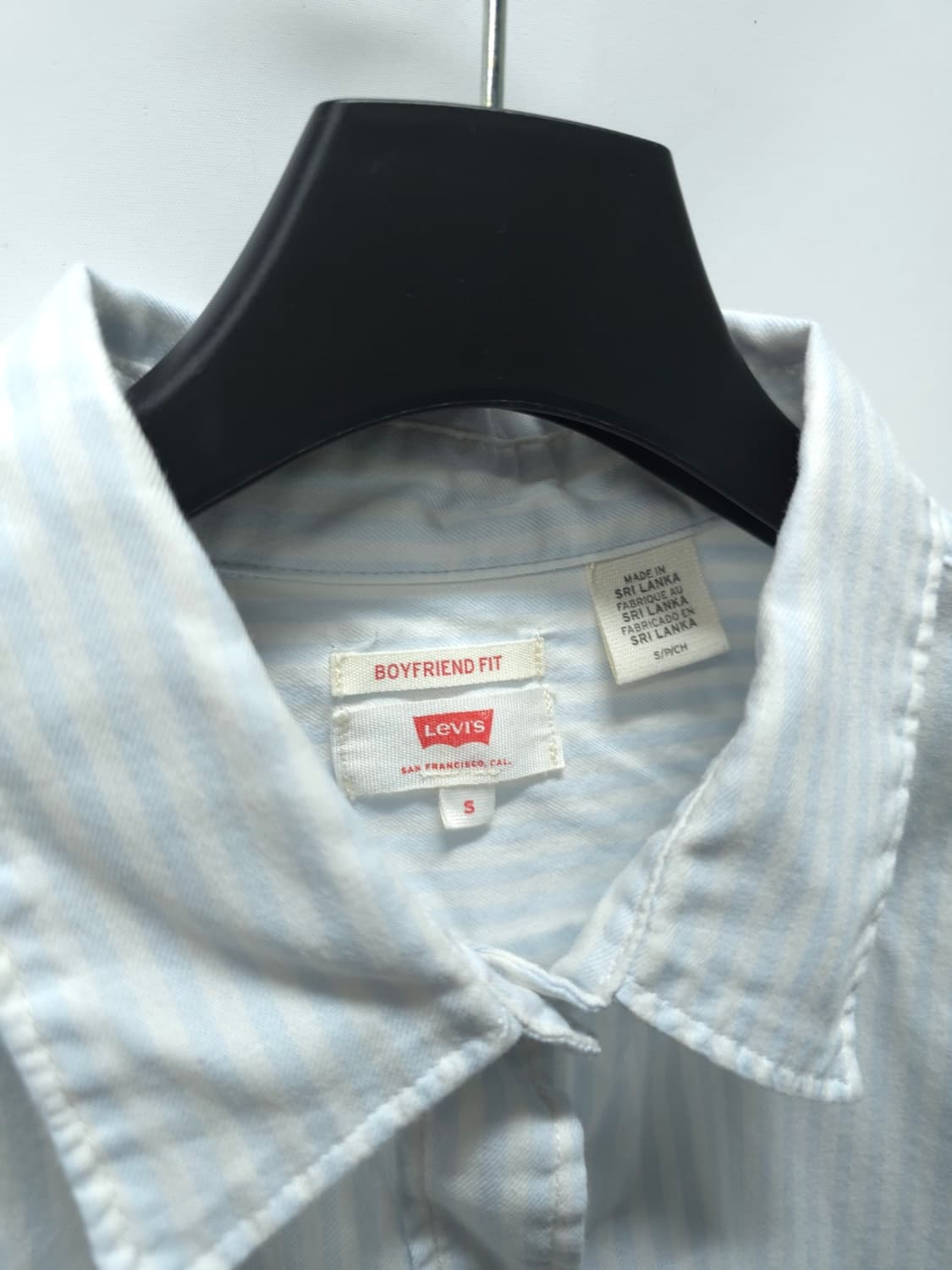 리바이스 화이트라벨 라이트블루 셔츠 ( 여성66~66반 ) 상품이미지5