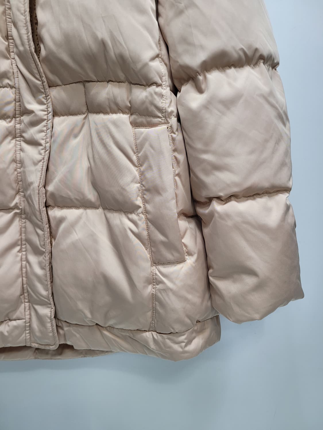 ZISBUY 20FW 지스바이 폭스퍼 다운 패징 / 여 95 핑크베이지  상품이미지4