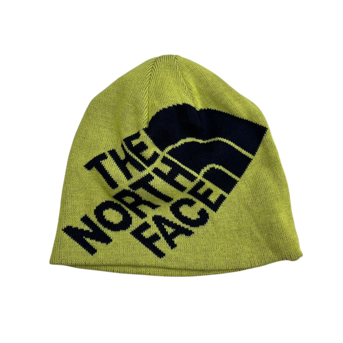 노스페이스 빅로고 네온라임 비니 상품이미지4