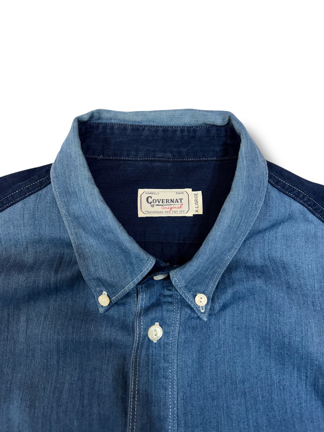 커버낫 투톤 데님 셔츠 (XL)   상품이미지4