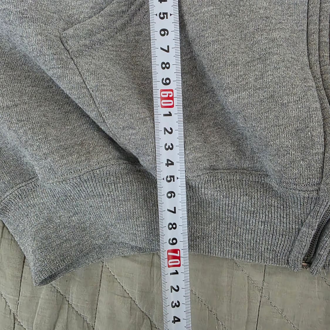 [XL] 90s 빈티지 러셀 애슬레틱 후드집업 라이트 그레이 상품이미지8