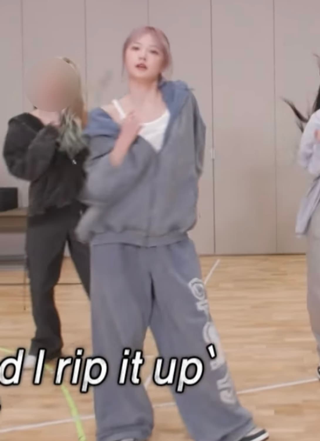 오픈와이와이 와이드 스웻 셋업 그린 상품이미지2