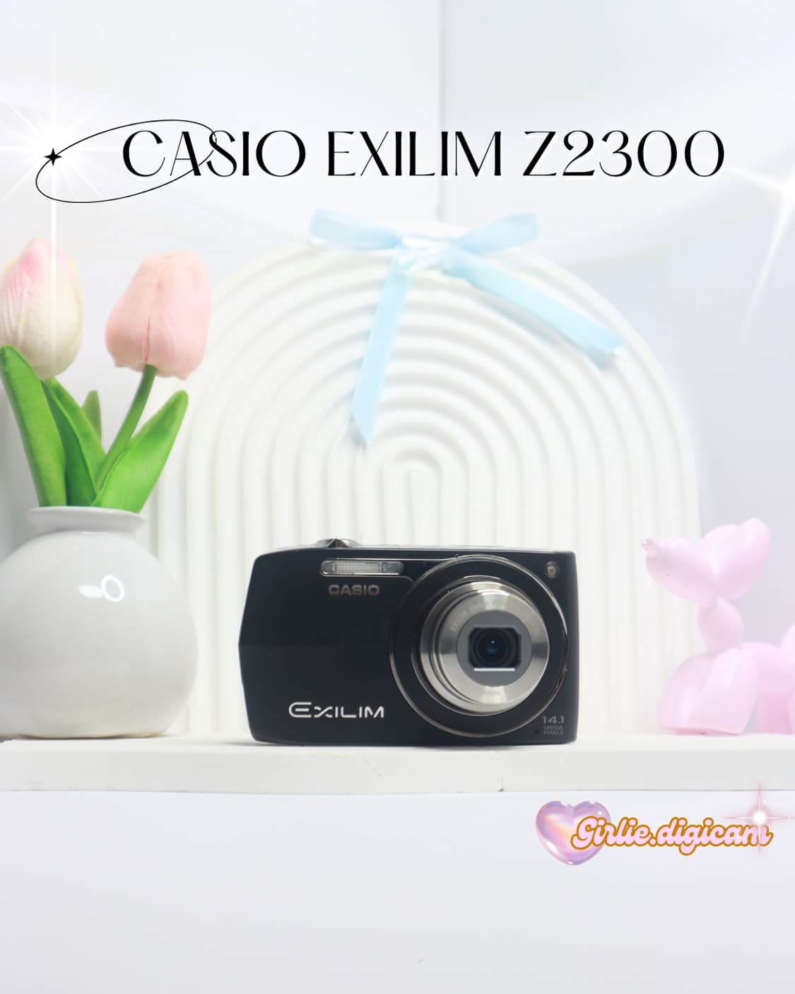 르세라핌+아일릿!) 카시오 엑슬림 EX-Z2300 블랙 상품이미지1