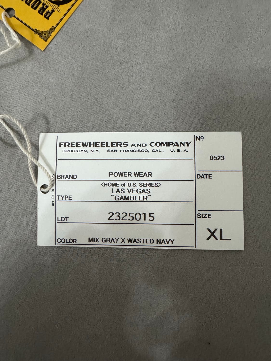 [XL] 프리휠러스 파워웨어 라스베가스 "GAMBLER" 링거 티셔츠 상품이미지4