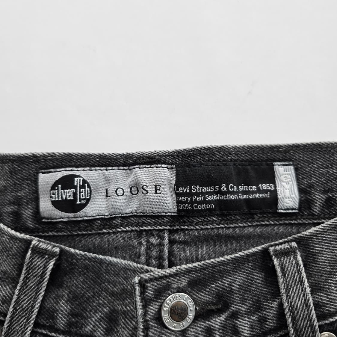 리바이스 실버탭 그레이 루즈핏 사이즈34 R3364 상품이미지3