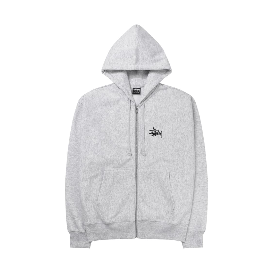 스투시 베이직 스투시 후드집업 애쉬헤더 S 상품이미지1