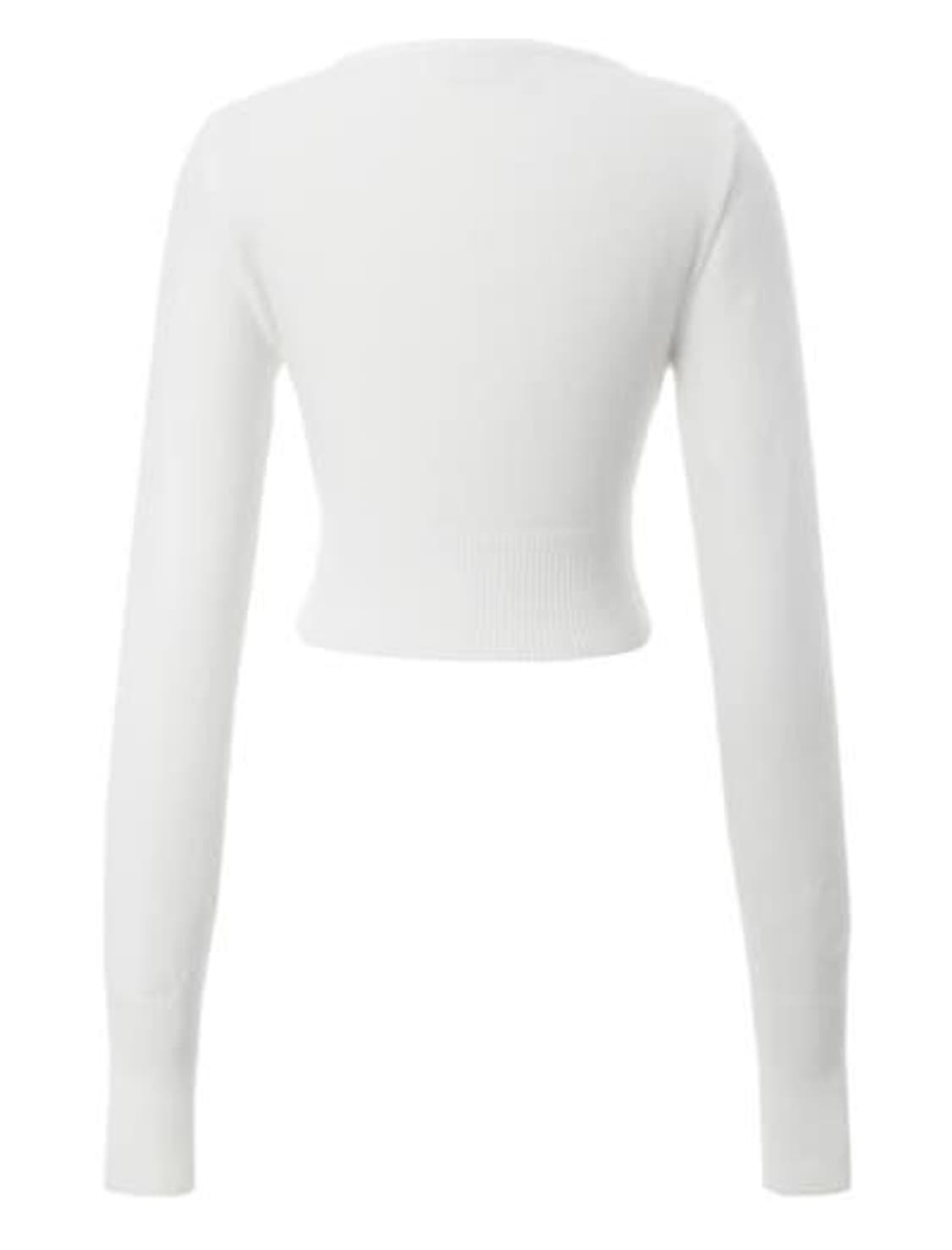 쓰리타임즈 바닐라 가디건 화이트 상품이미지2