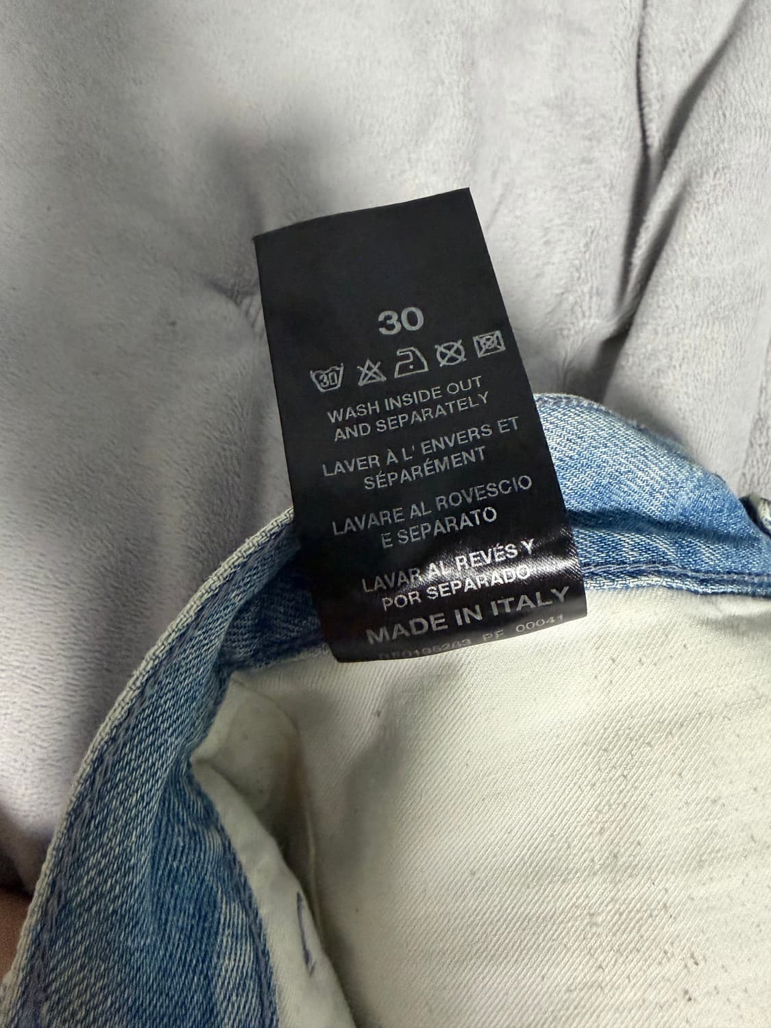 [30] 20ss 라프시몬스 디스트로이드 데님 상품이미지4