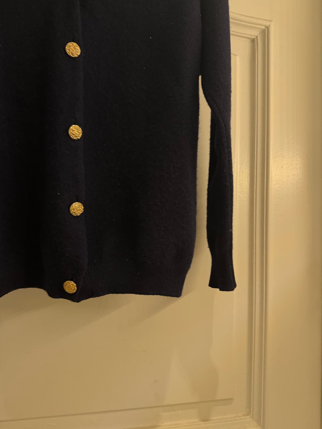 램스울 네이비 니트 가디건 상품이미지5