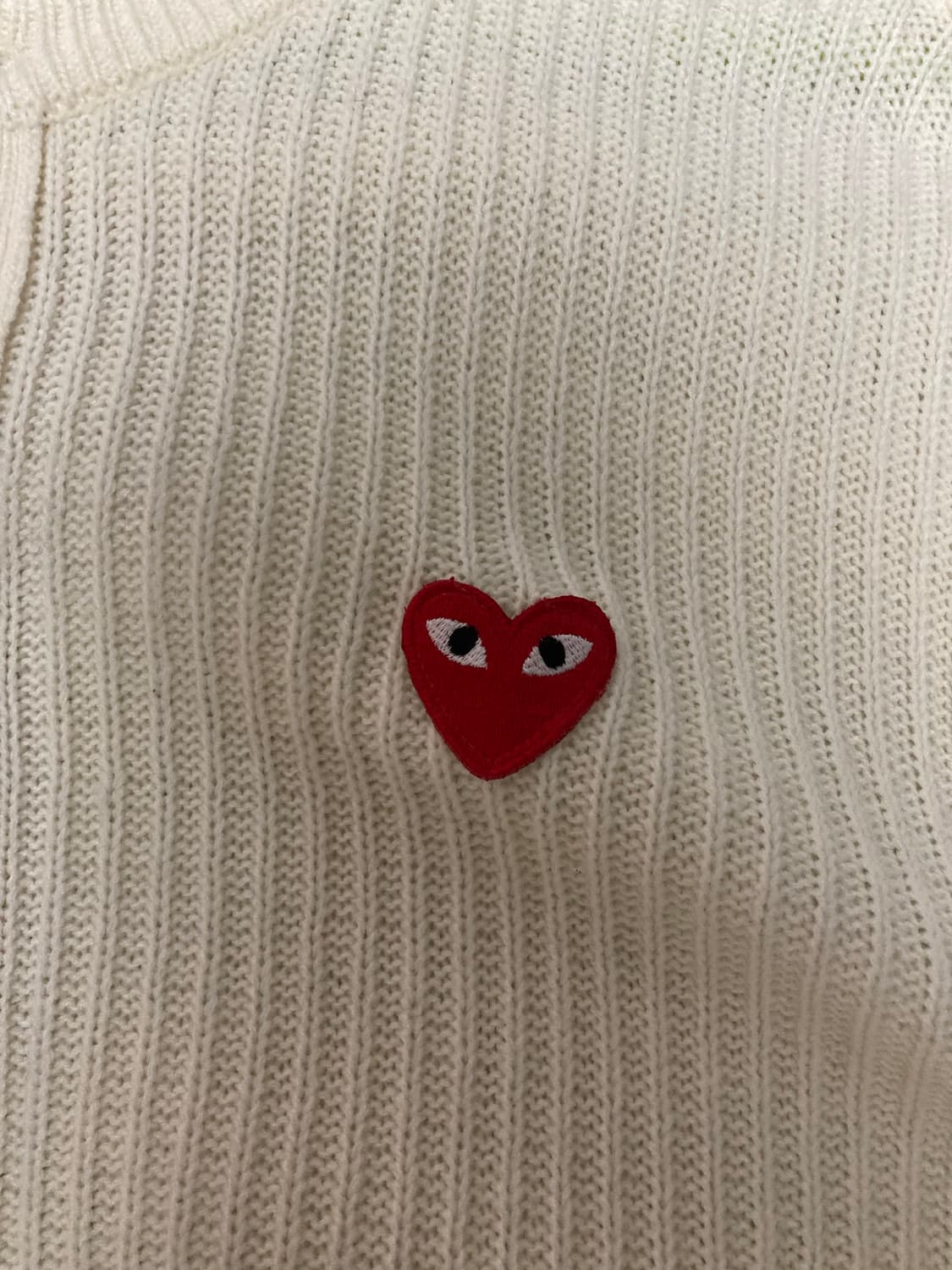 꼼데가르송 아이보리 가디건 L사이즈정도 상품이미지2