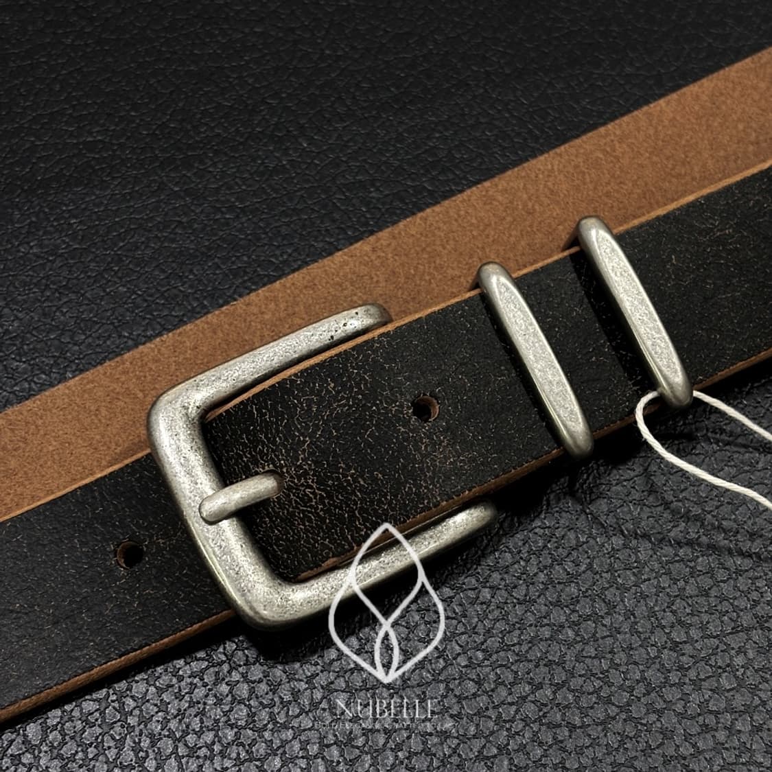 🌗 Vera pelle crack belt / 베라펠레 크랙 가죽 벨트 상품이미지6