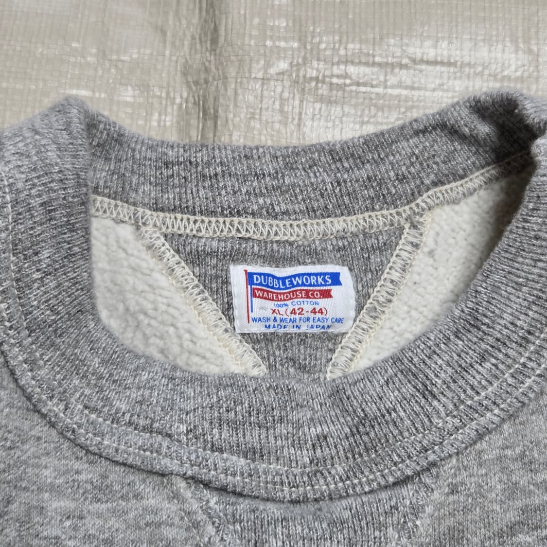 더블웍스 루프휠 스웻셔츠 그레이 상품이미지5