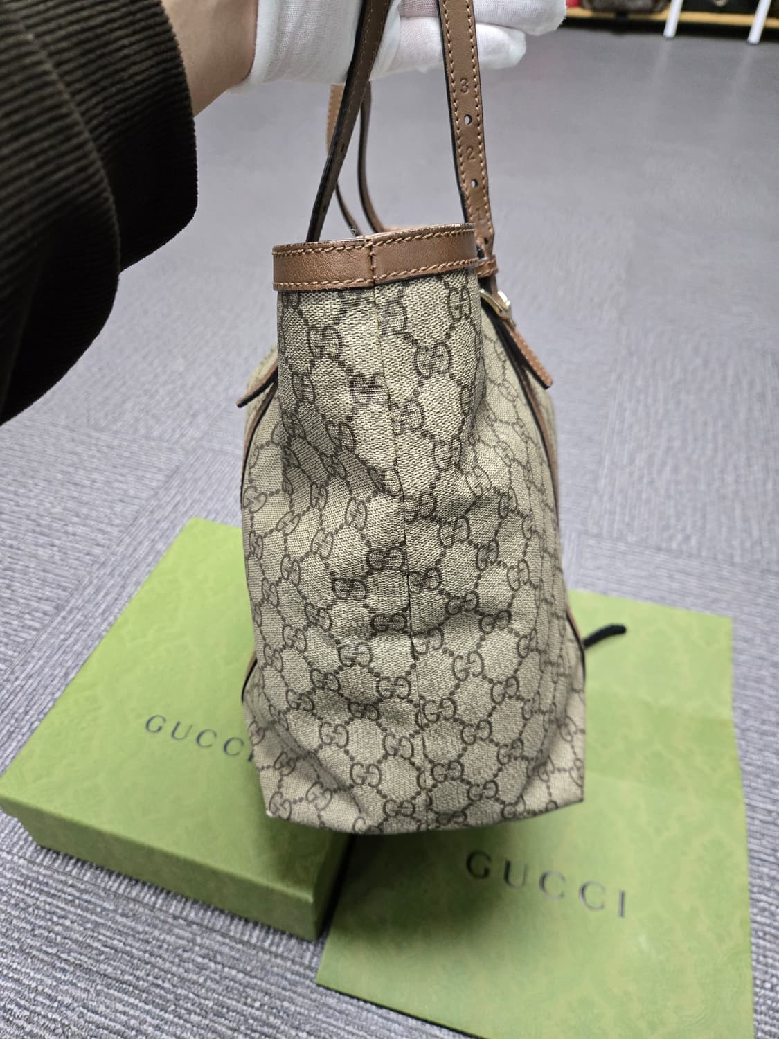 [특가][정품] 구찌 시그지처 숄더 토트백 상품이미지3