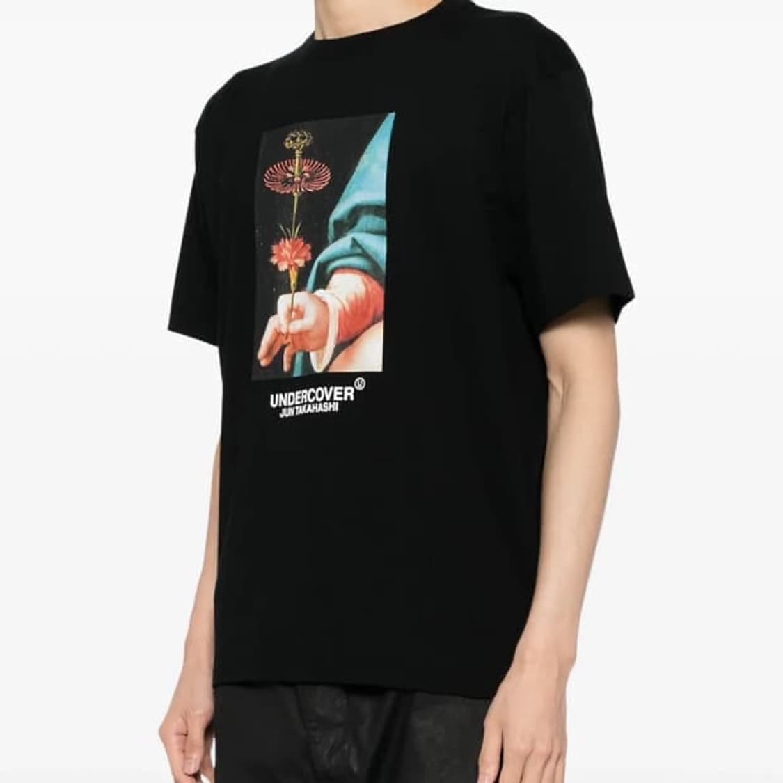 언더커버 24aw 플라워 티셔츠  상품이미지4
