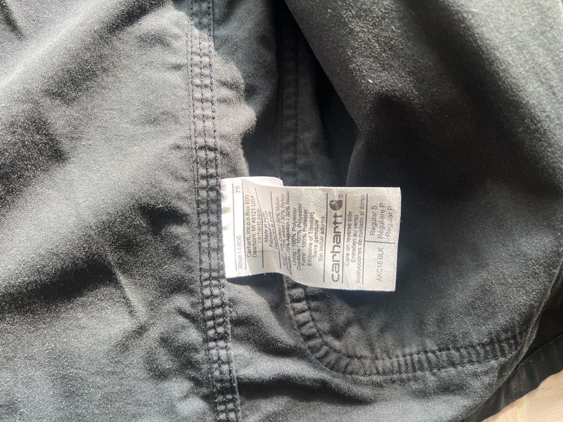 ADAM KIMMEL 콜라보 carhartt  black S 사이즈 상품이미지7