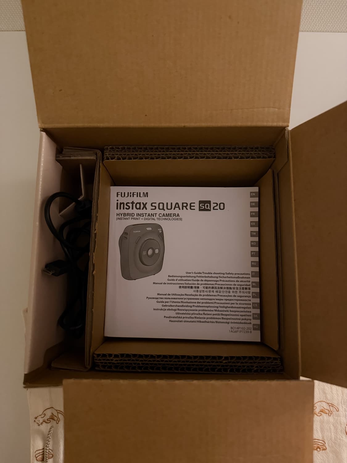 후지필름 인스탁스 SQ20 베이지 디지털 폴라로이드 카메라 상품이미지4