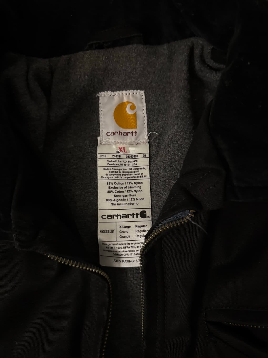칼하트 디트로이트 자켓 - 블랙 XL사이즈 판매합니다 상품이미지4