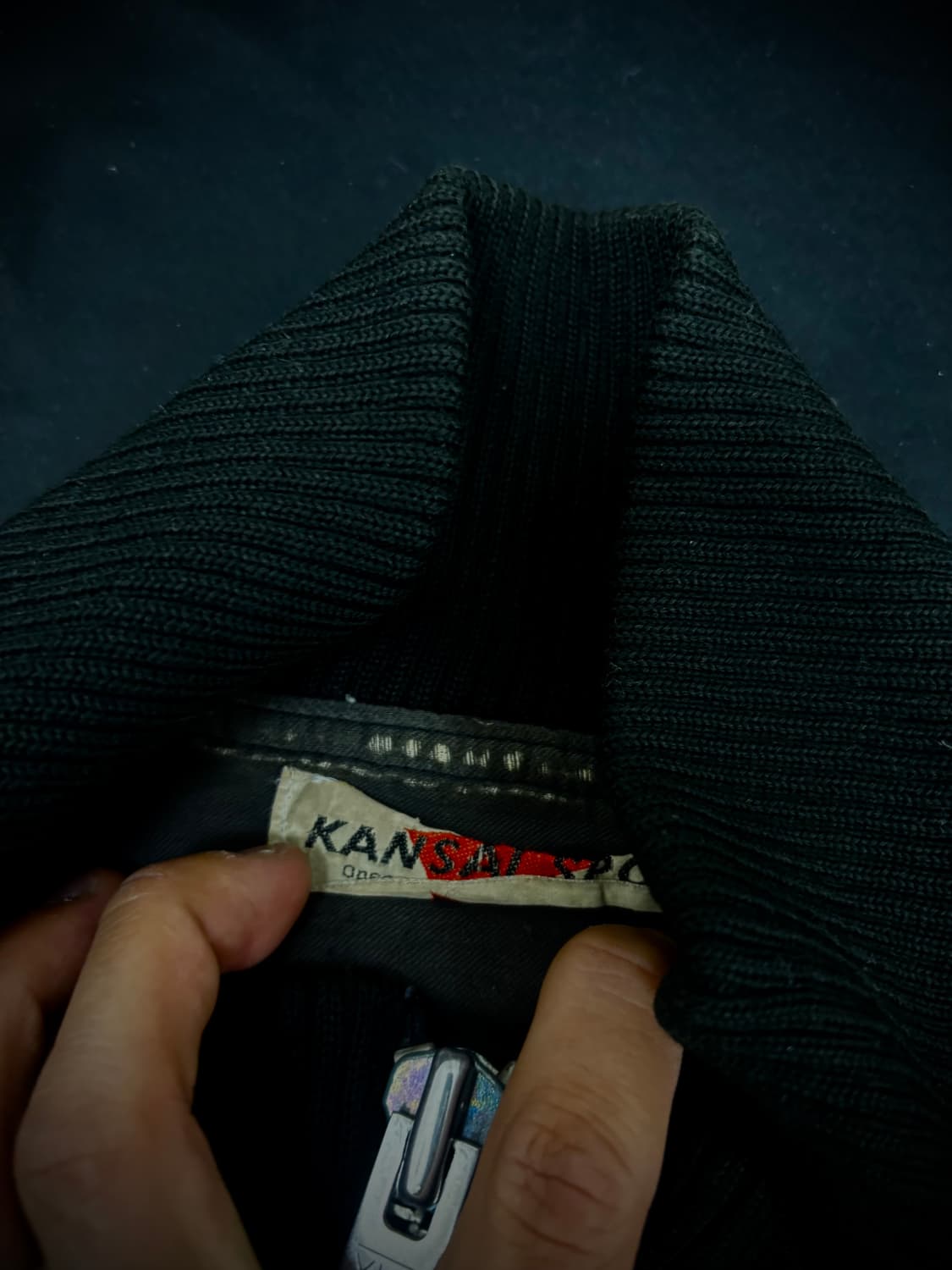 Y2K Bomber-Fit Black Work Jacket 상품이미지10