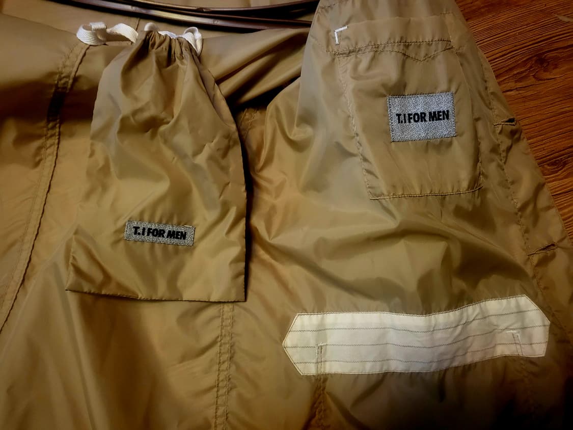 [택달린 새상품] 티아이포맨 레인코트 겸용 트렌치코트 상품이미지4