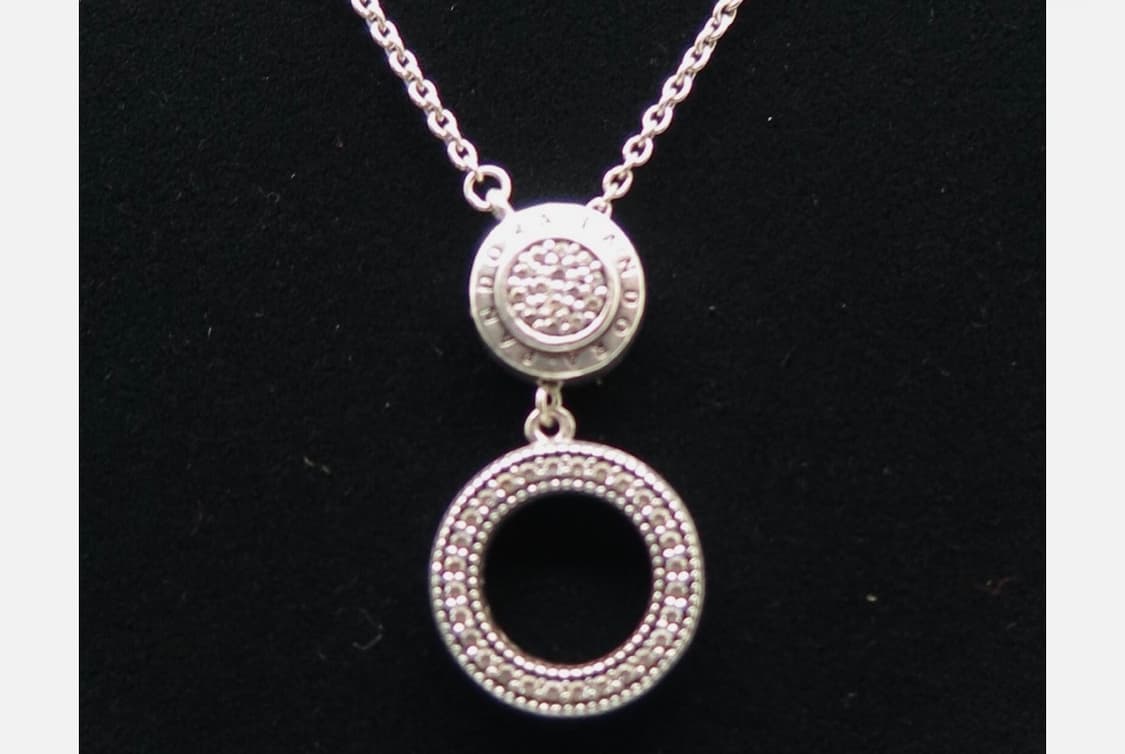 판도라 Ale 925 Sterling Silver Sign 은 목걸이 상품이미지2