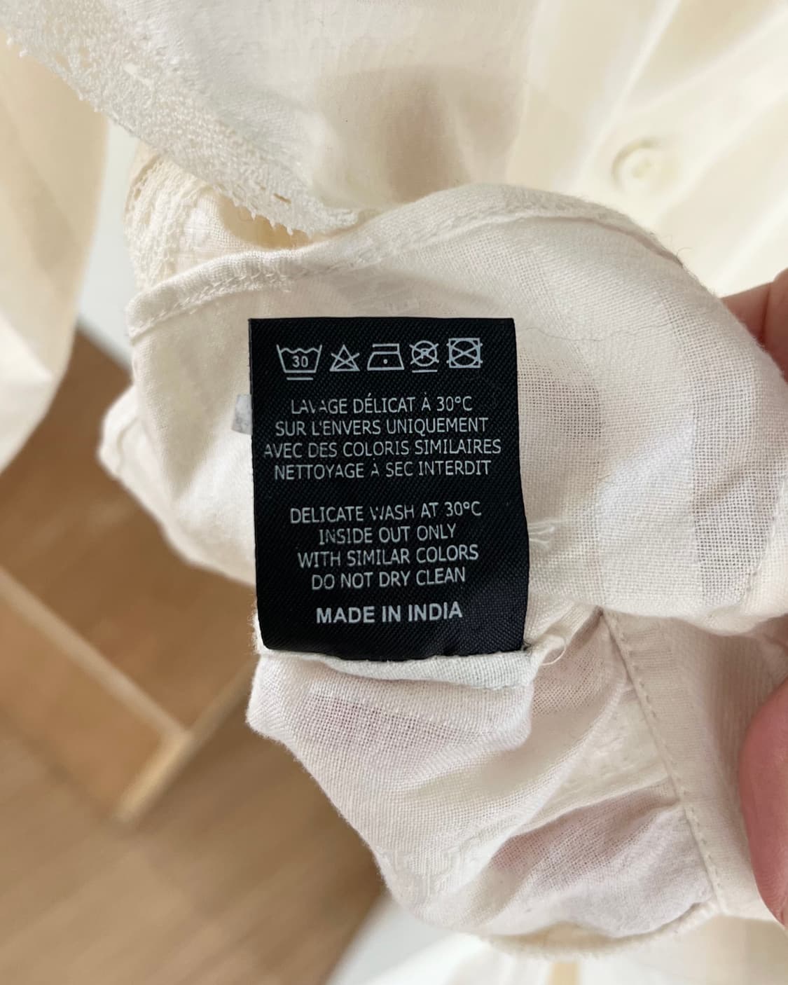 이자벨마랑 화이트 코튼 블라우스 상품이미지8