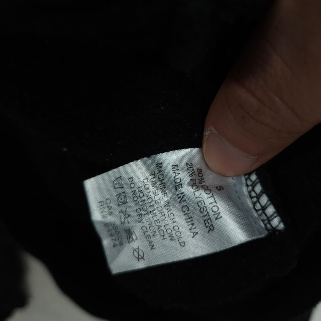 스투시 베이직 후드 집업 S 블랙 상품이미지8