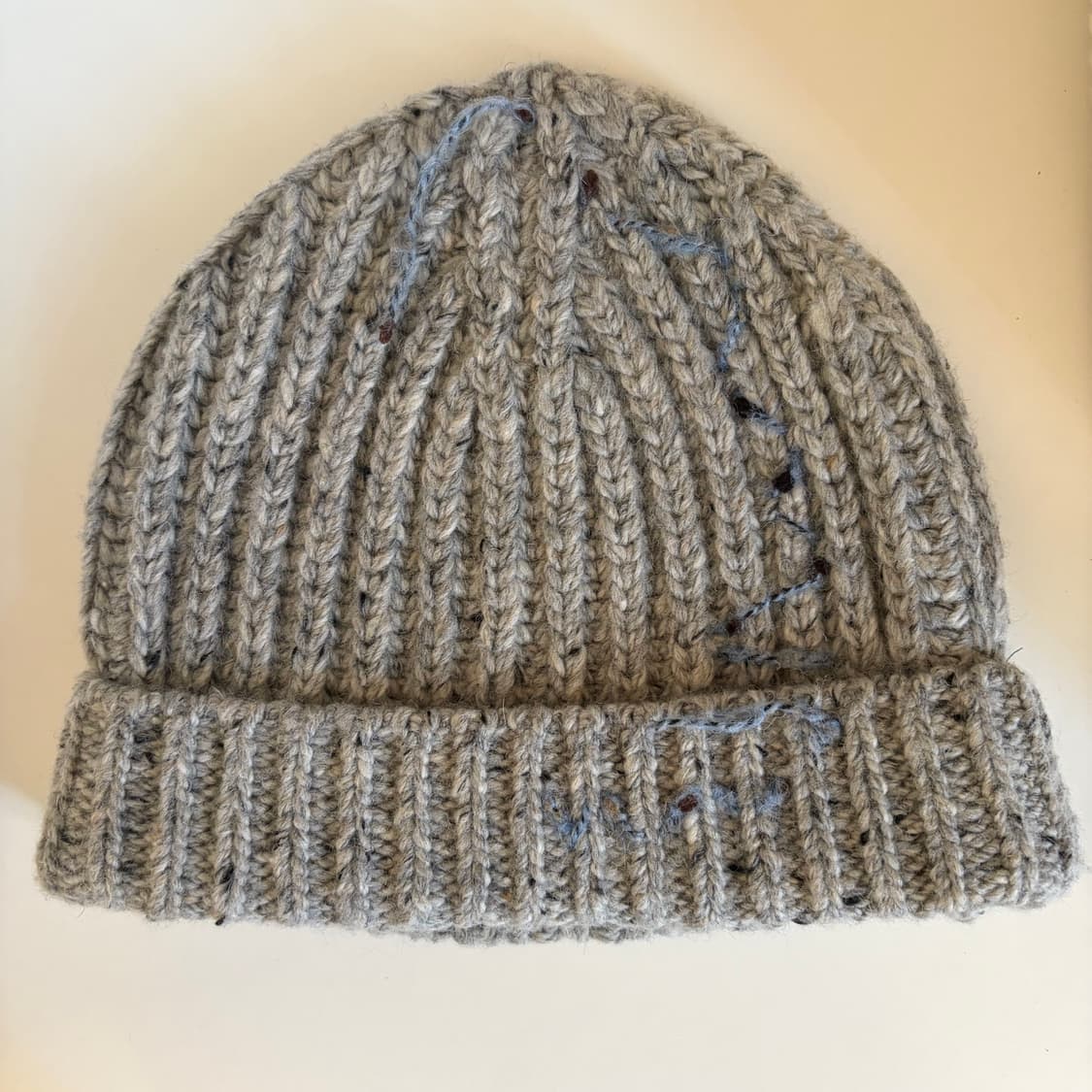 Ribbed Recycled Wool Blend Beanie 상품이미지3