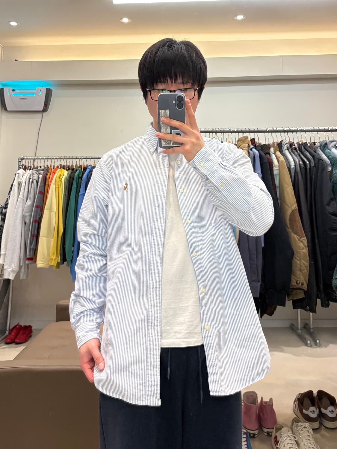 폴로 랄프로렌 멀티 포니 스트라이프 셔츠 상품이미지8