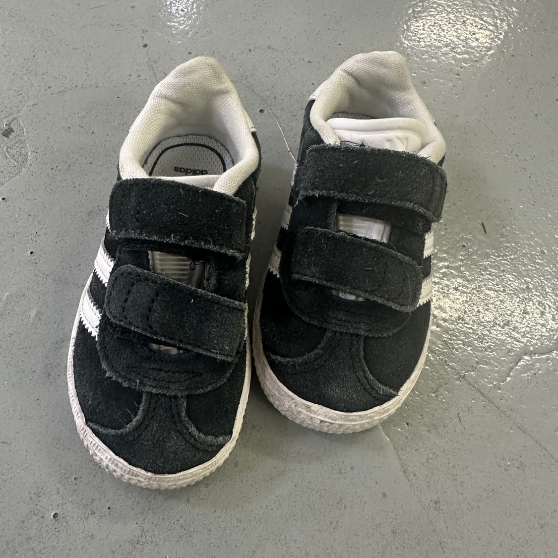 130 아디다스 가젤 블랙 키즈 운동화 0406D 상품이미지1