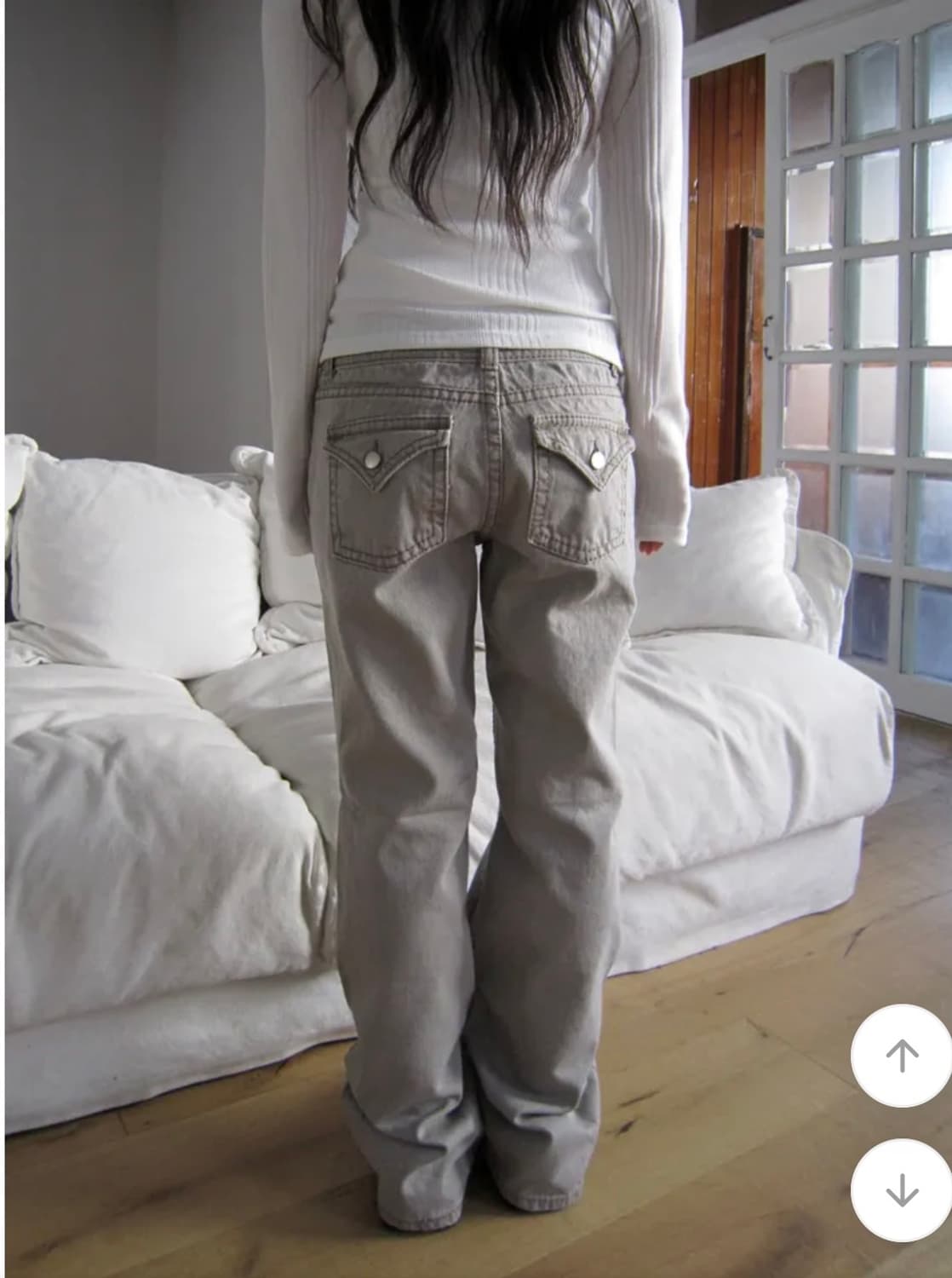 부츠컷 빈티지 플레어진 상품이미지3