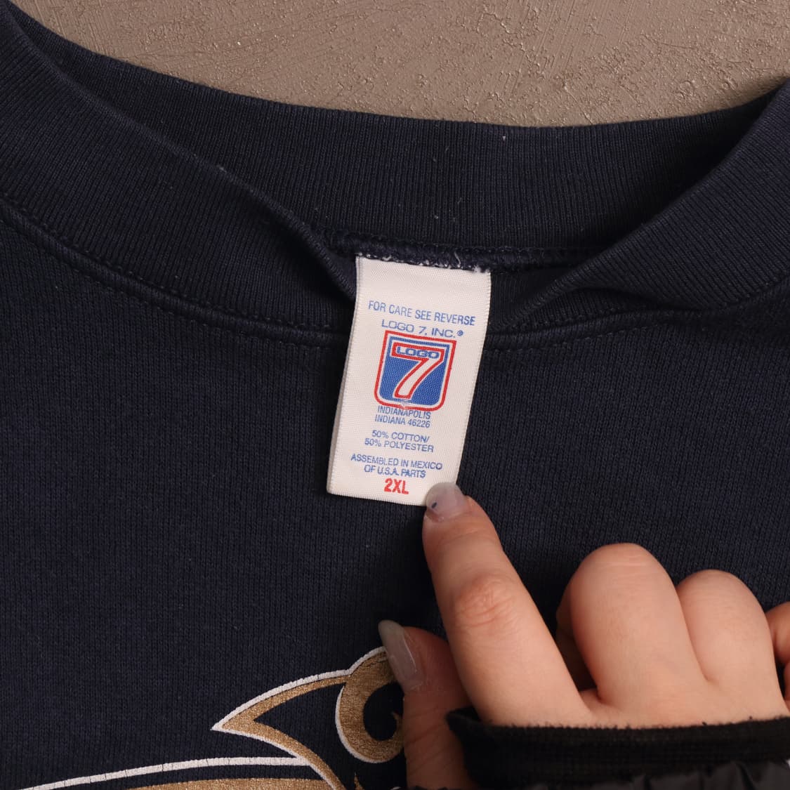 90's USA LOGO 7 프린팅 스웻셔츠 A1428 상품이미지3