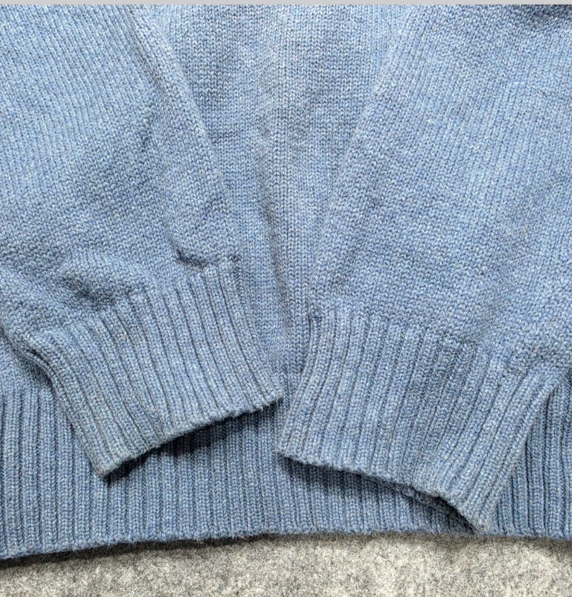 폴로 랄프로렌 빈티지 코튼 하프집업 반집업 니트 M 상품이미지6