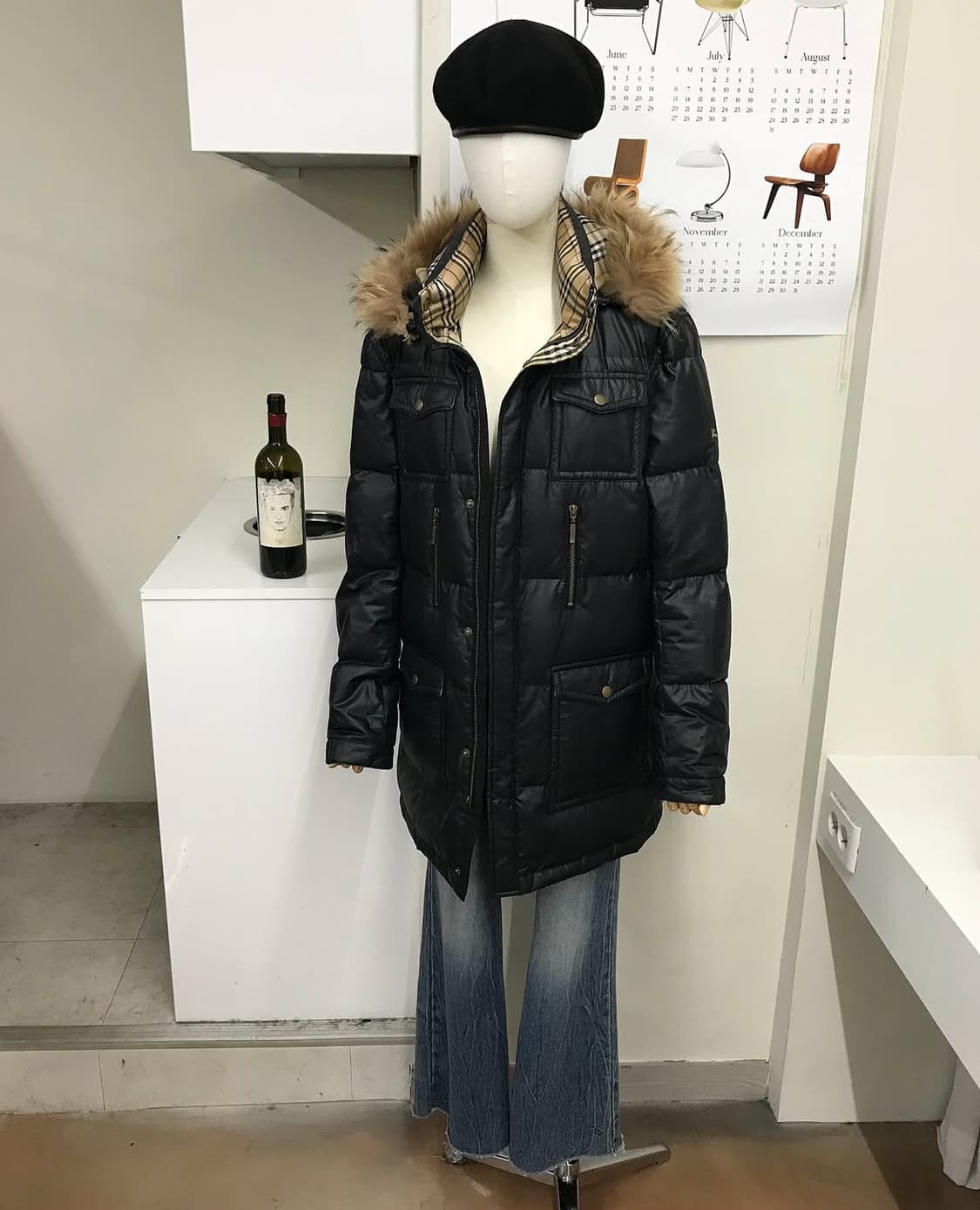 버버리 로고 구스다운 롱패딩 상품이미지6