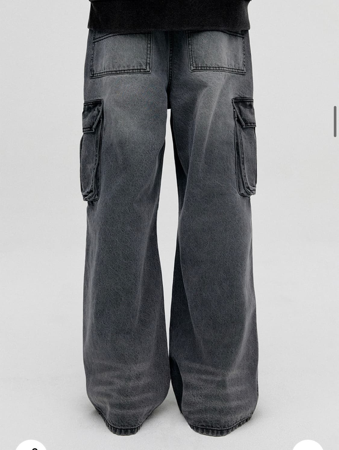 비바스튜디오 WIDE CARGO DENIM PANTS [GRAY] 상품이미지6