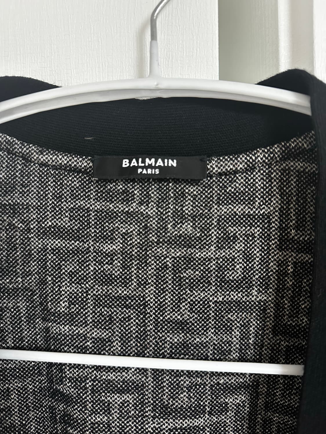 발망 모노그램 가디건 블랙 L 상품이미지2