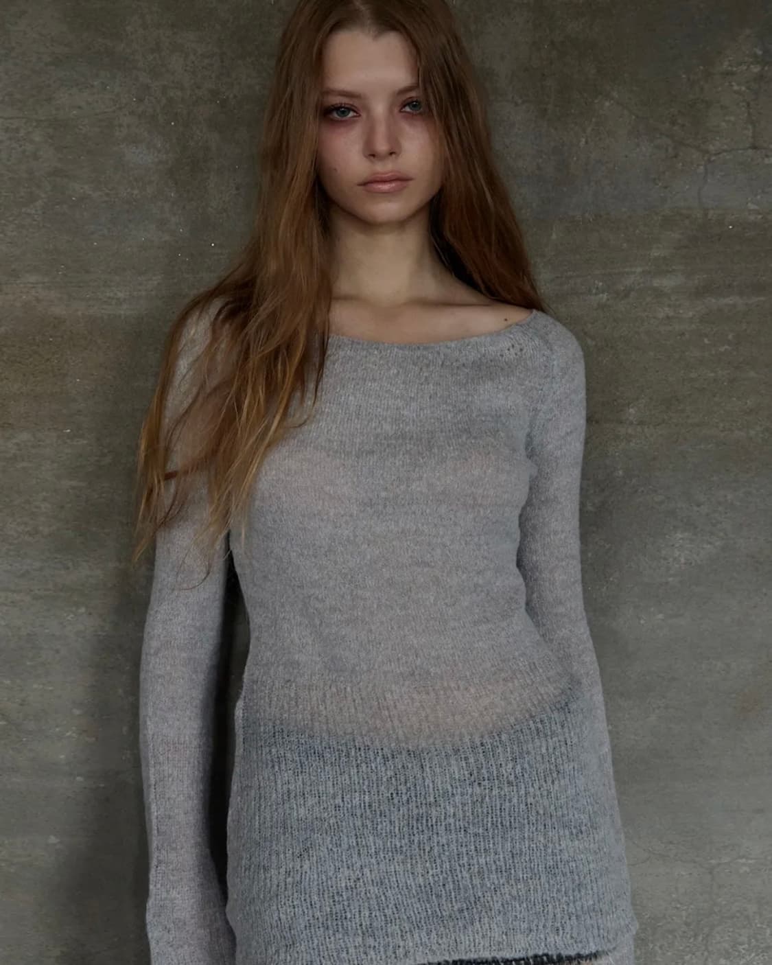 익스파이어드걸즈 Flare Line Mohair Knit 상품이미지3