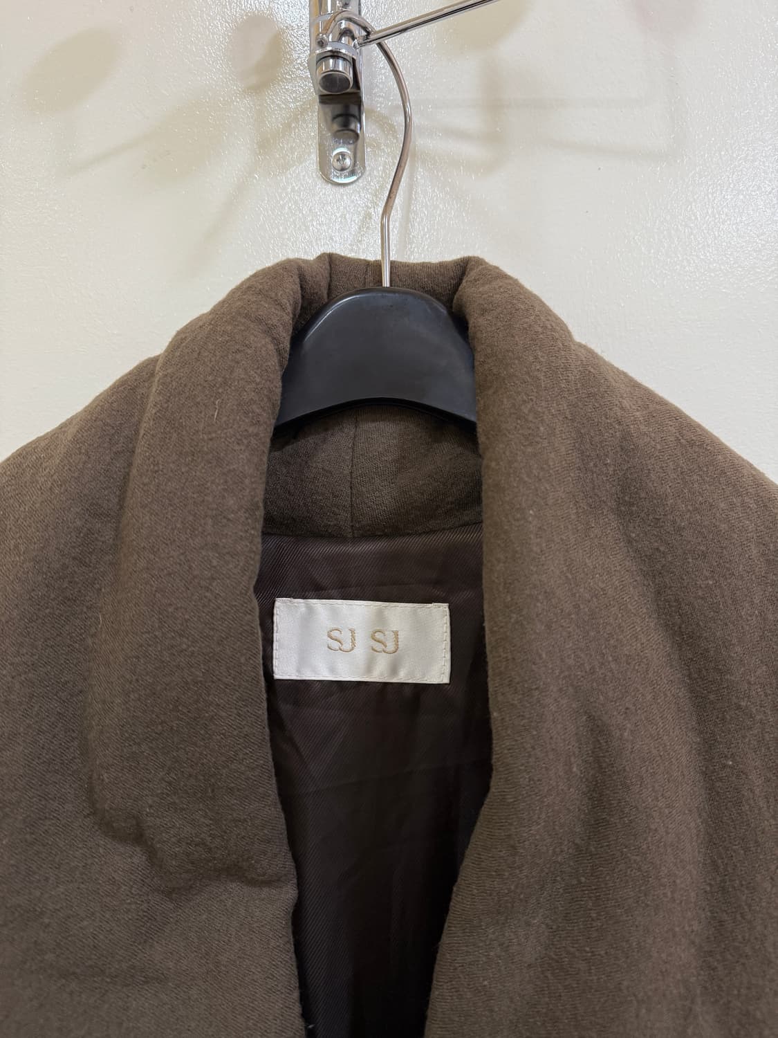 한섬 sjsj 브라운 패딩 코트 정품 상품이미지4