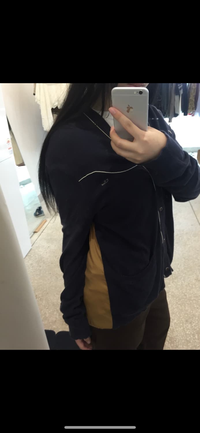 Sue Undercover Two-Tone Knit Cardigan  상품이미지1