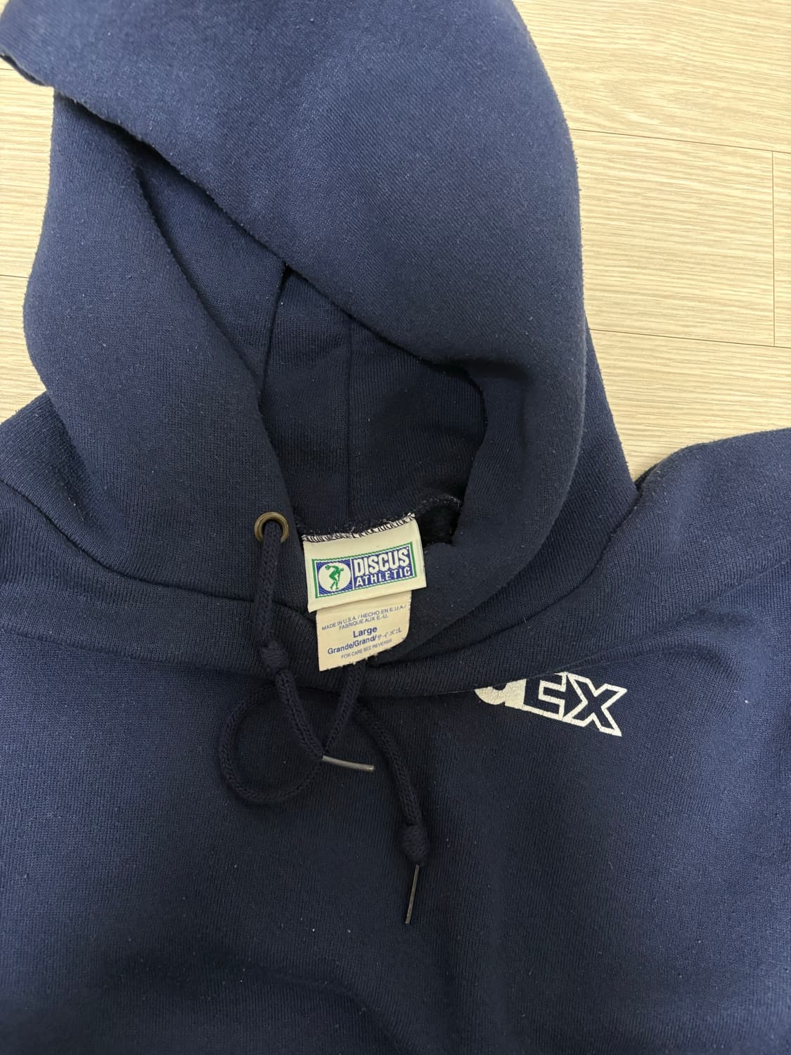 [L] fedex 페덱스 디스커스 후드티 네이비 상품이미지3