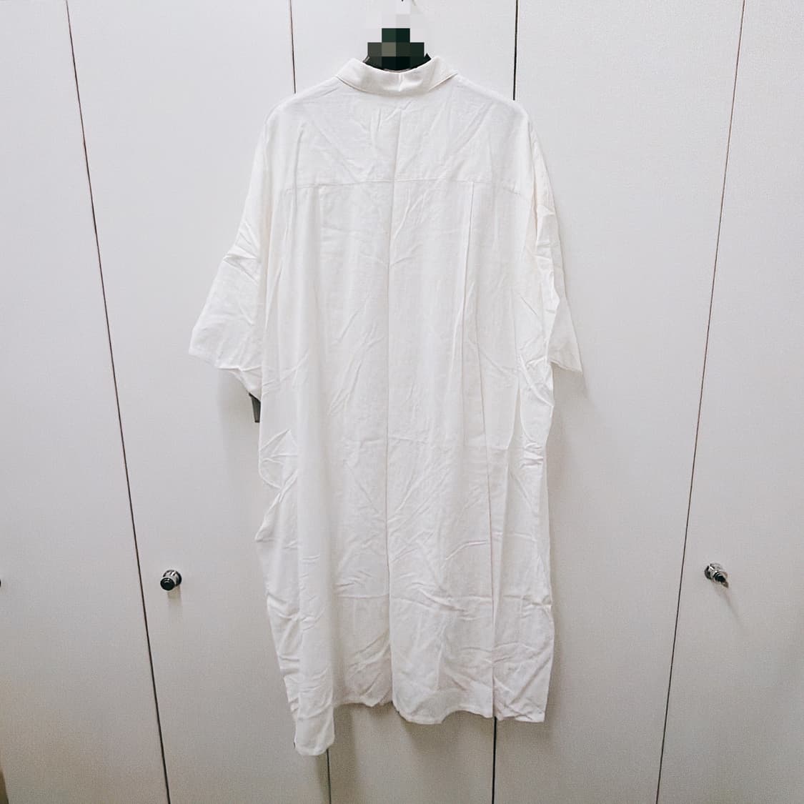 (정품/새상품) Y's 요지 야마모토 여성 화이트 코튼 셔츠 드레스 상품이미지3