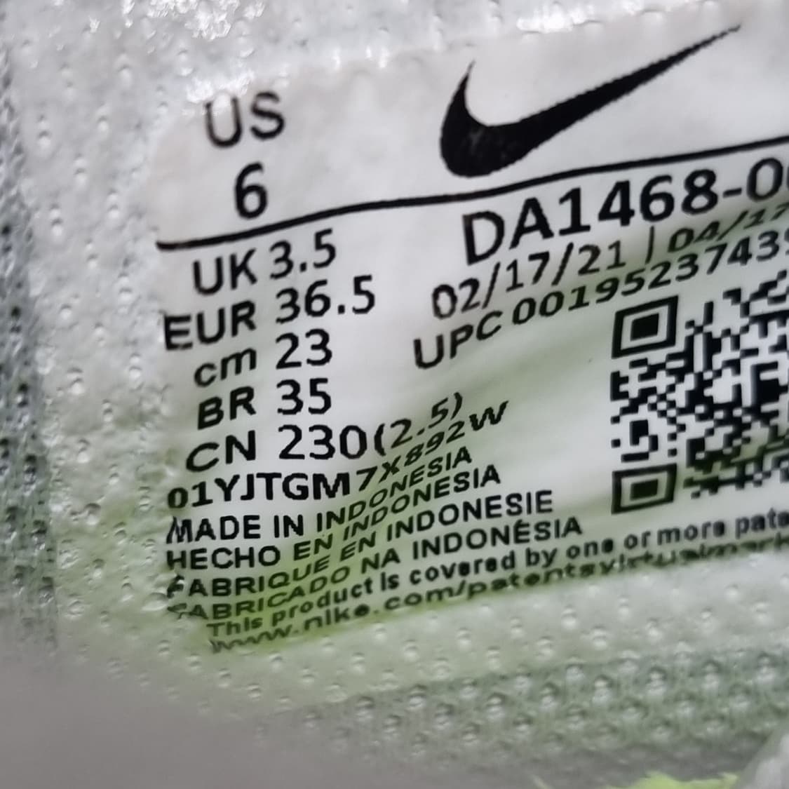 나이키 크레이터 리믹사 운동화 230 상품이미지6