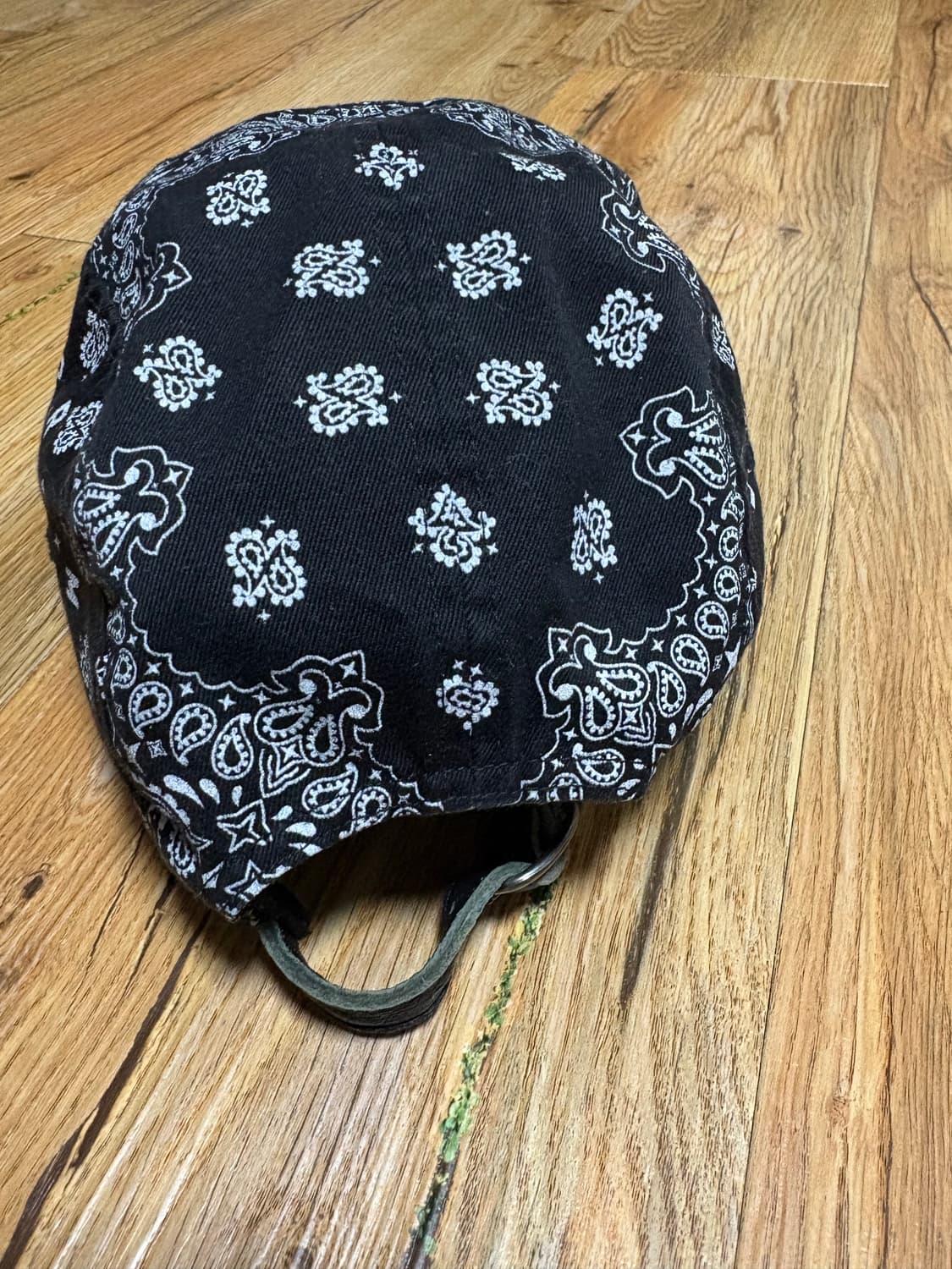 슈프림 반다나 캠프캡 블랙 21ss 상품이미지4