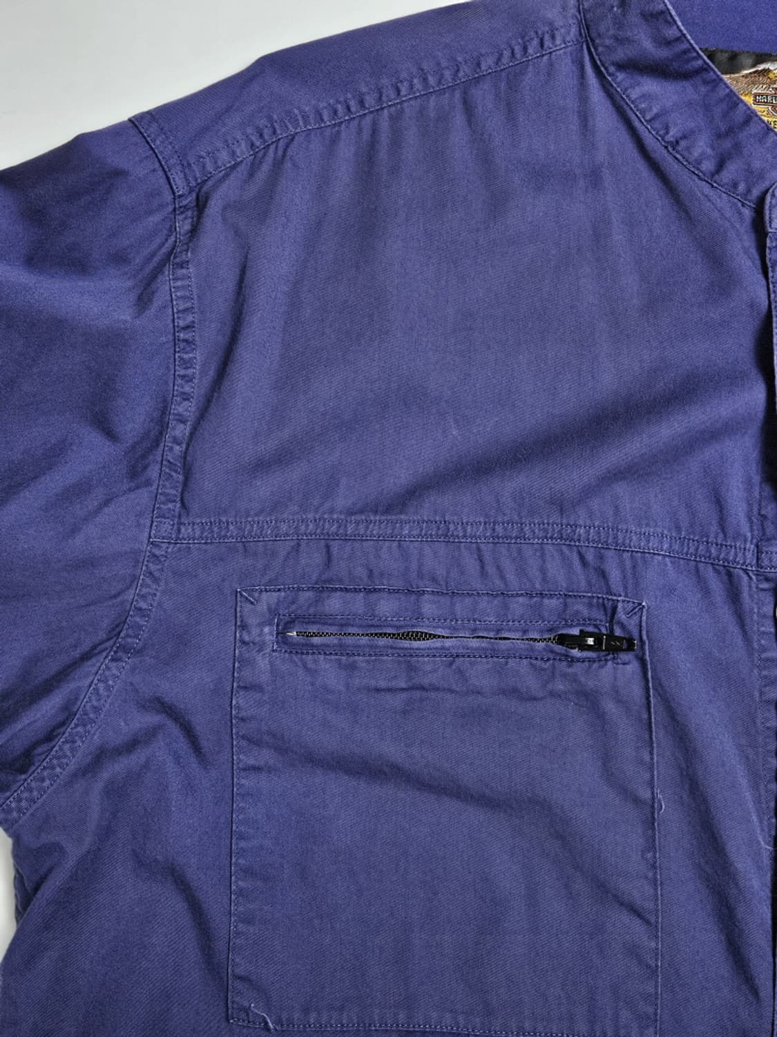 할리데이비슨 블루 헨리넥셔츠 ( XL ) / 9394 상품이미지8